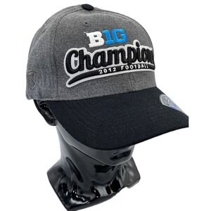 Wisconsin Badgers Locker Room Strapback Hat Cap 2012 Big Football Champions NWT